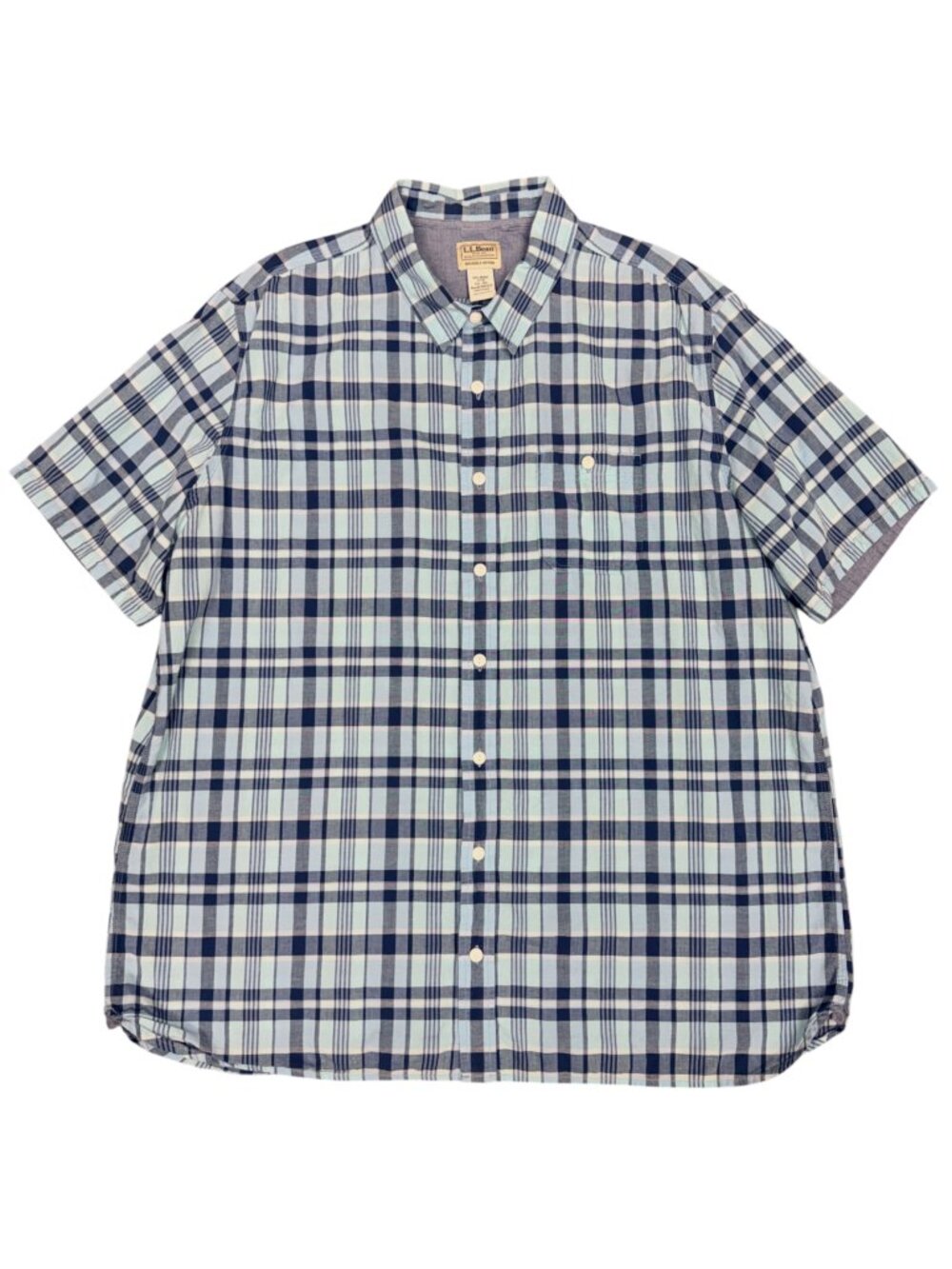 L.L. BEAN | Men's | 100% Organic Cotton Slightly Fitted Button Down Shirt | XXLT
